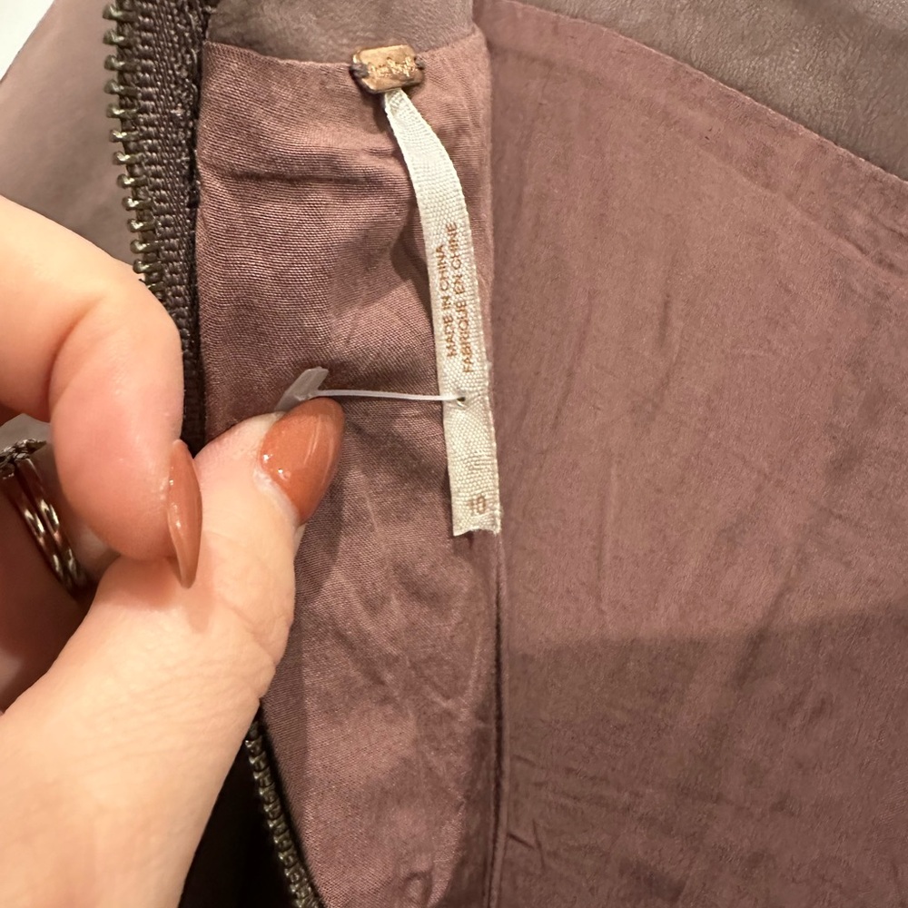 Mauve Free People Mini Skirt - Picture 4 of 5